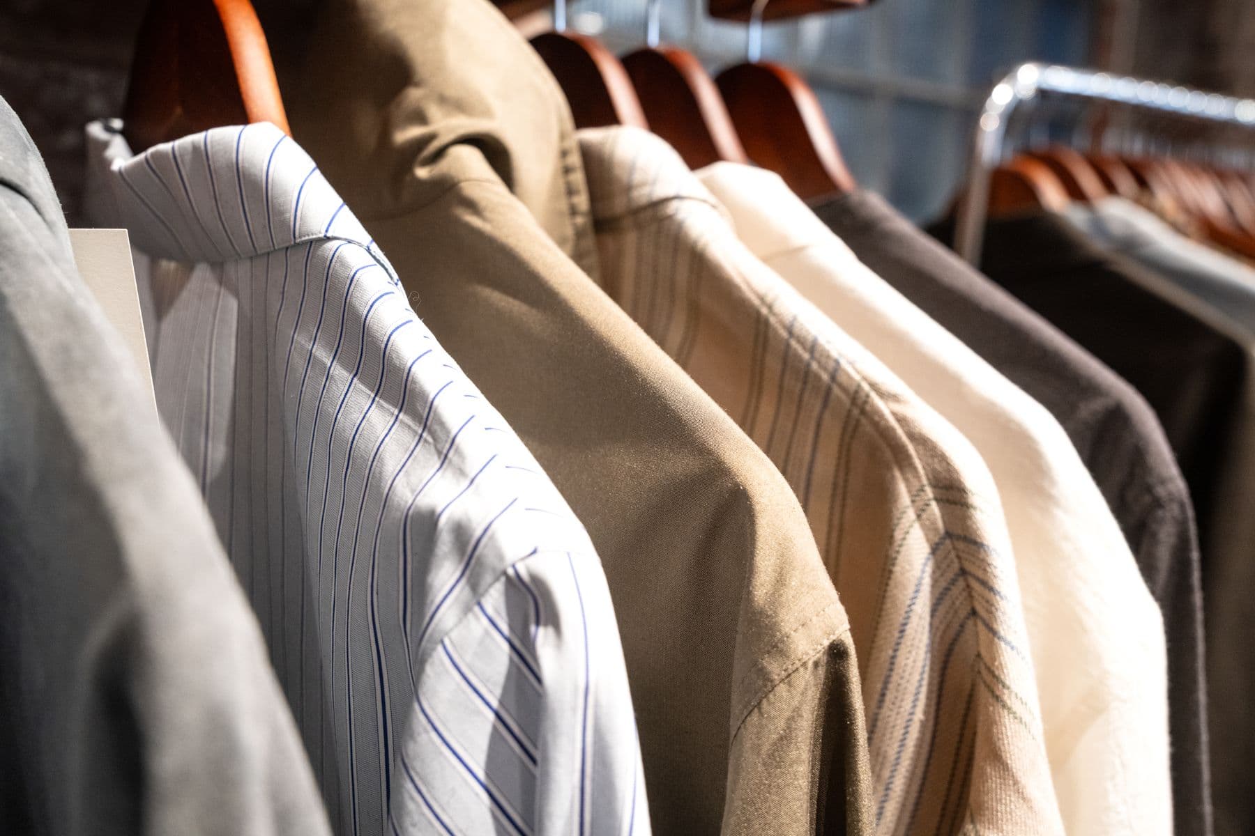 Striped shirting on the rail at Fazenda