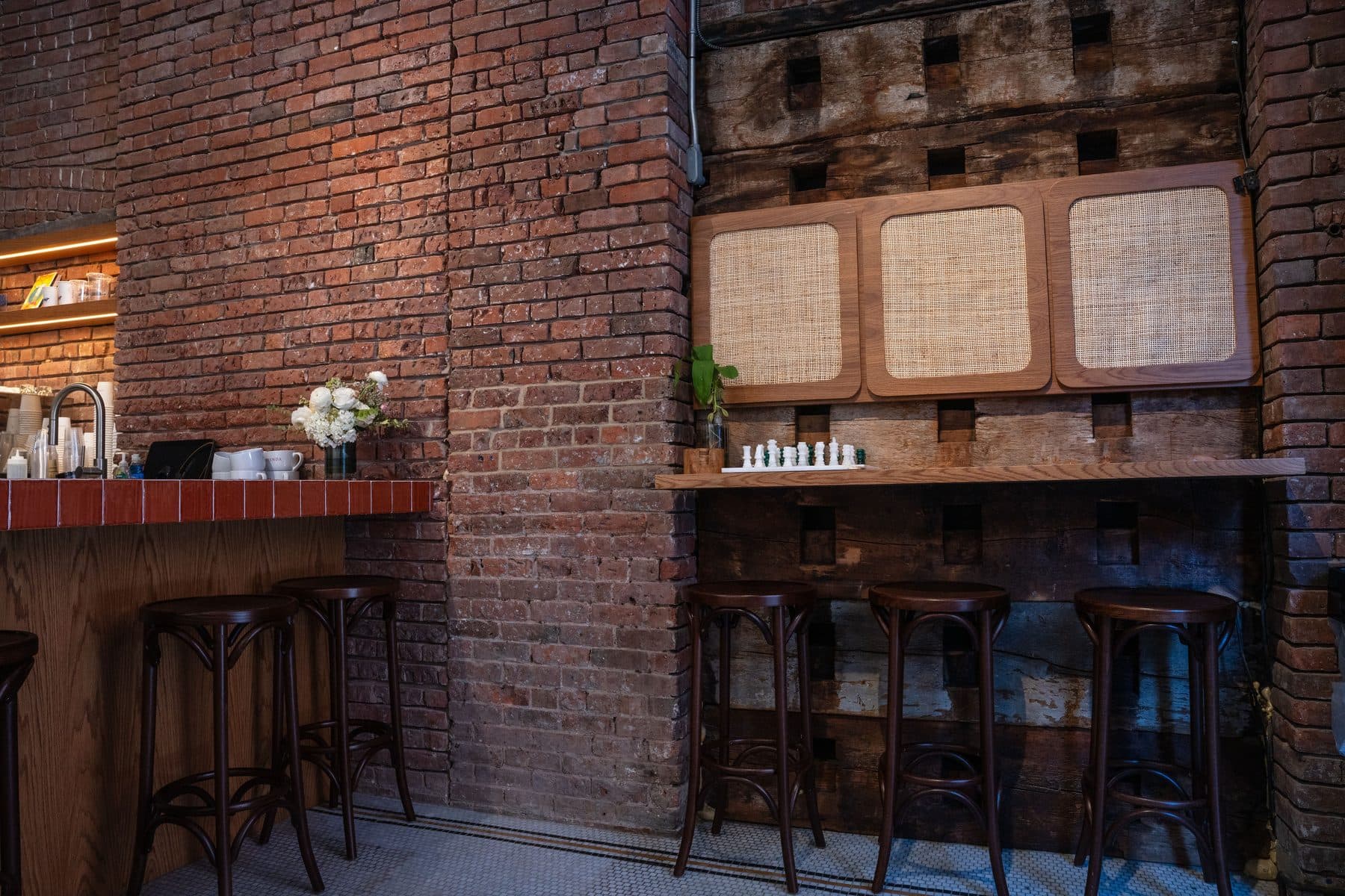 Counter seating at Fazenda