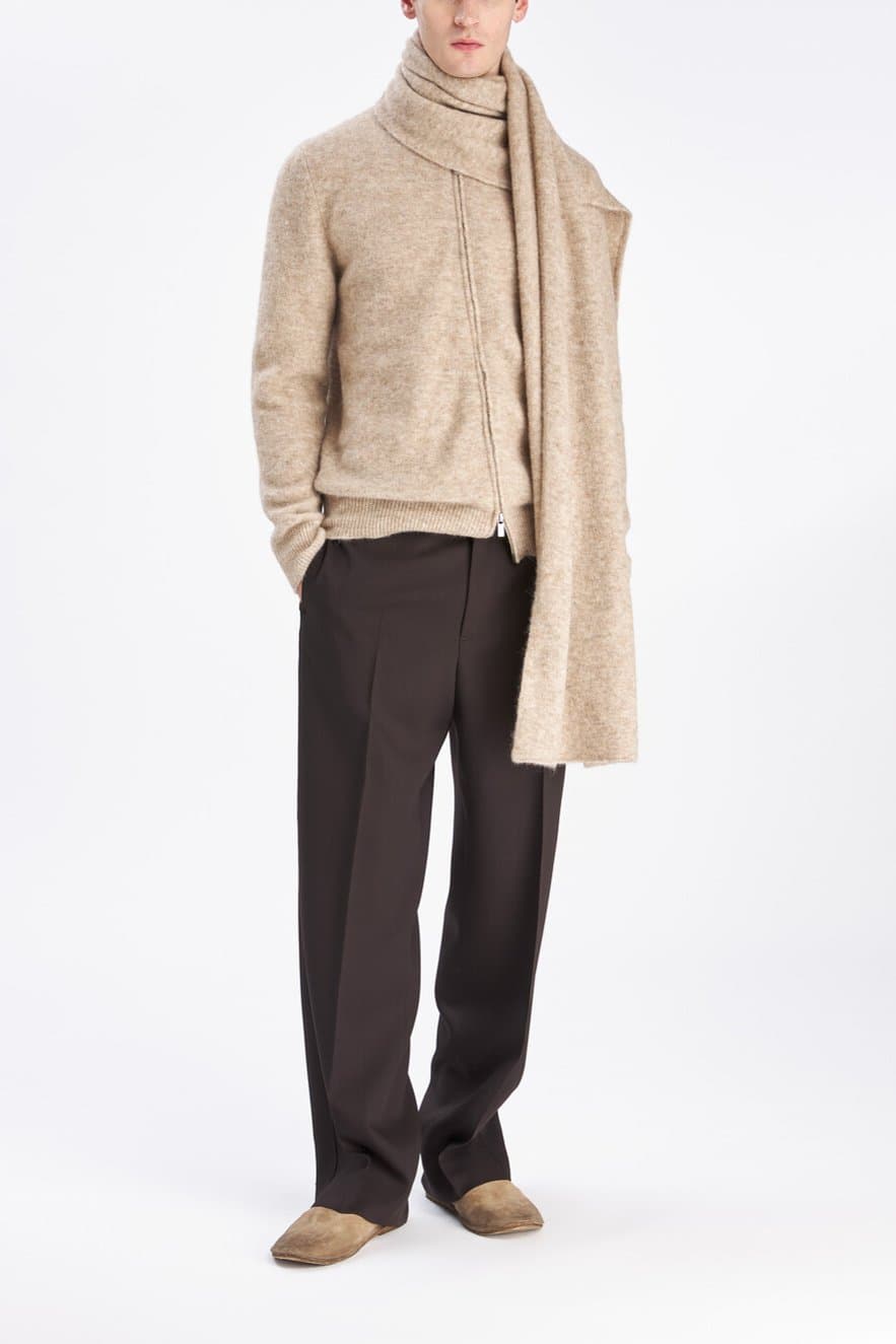 Barena Gia Knit Scarf Ecru — image 2 of 4