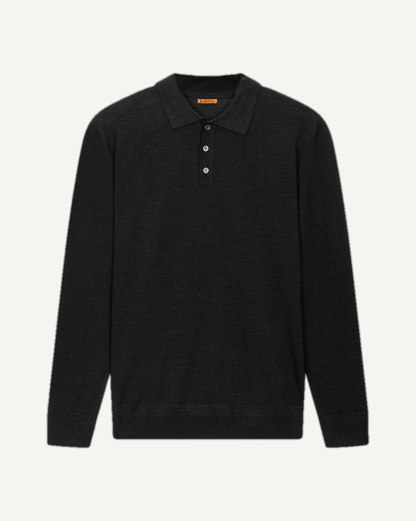 Barena Pevaron Knit Polo Nero — image 1 of 7