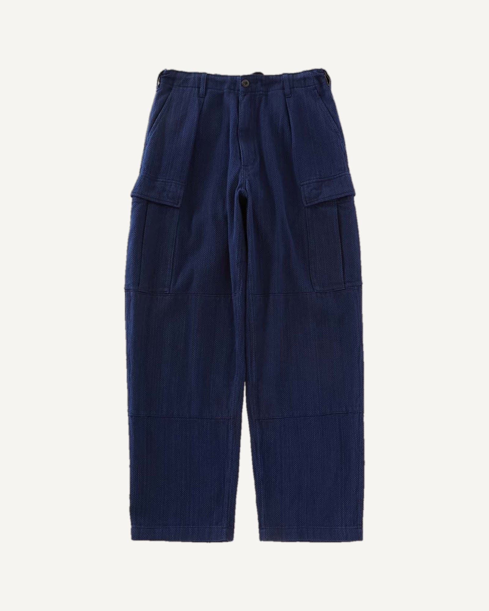 Blue Blue Japan Kasezome Sashiko Cargo Pants Indigo — image 1 of 1