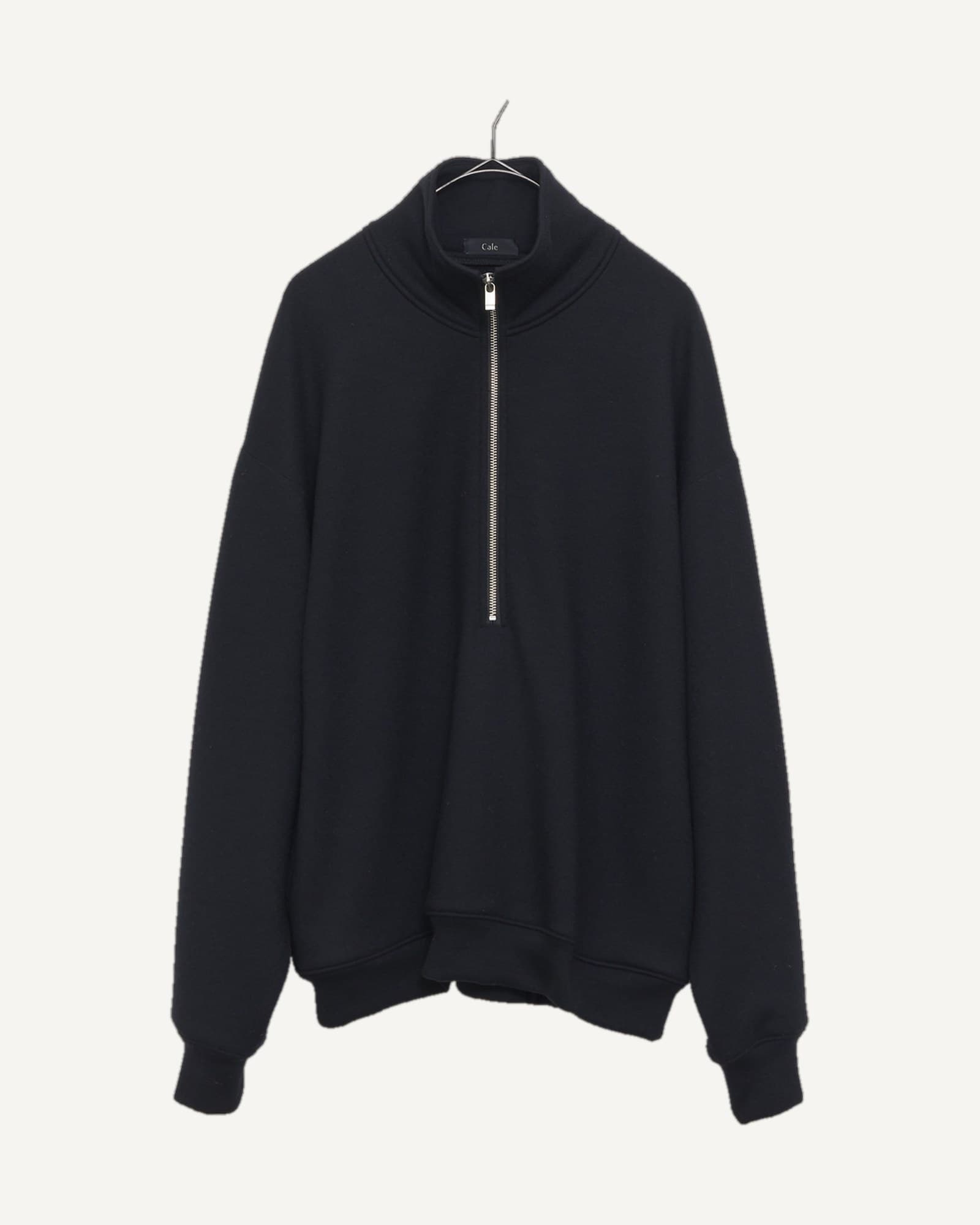 Cale Air Wool Half-Zip Fleece Blue Gray — image 1 of 1
