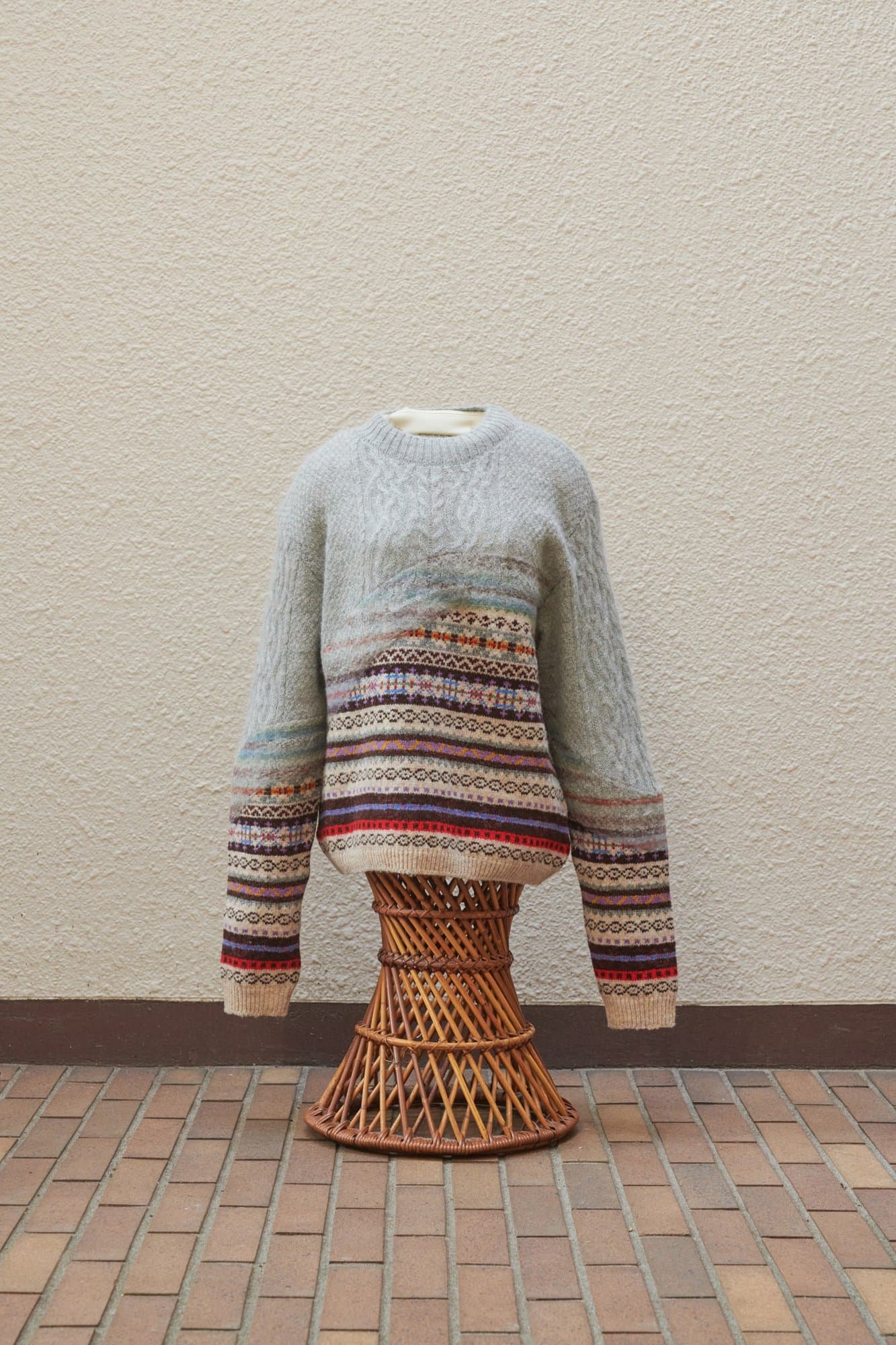 Kota Gushiken Jamieson's Meet Mohair Light Gray — image 3 of 5