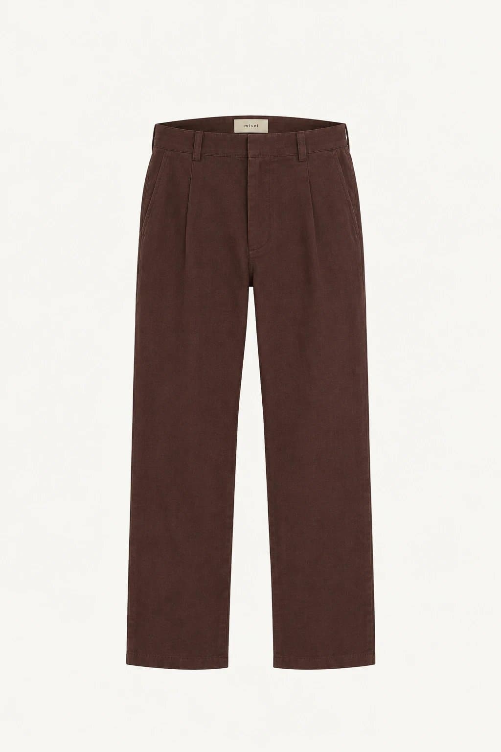 Misci Calça José Linho Marrom — image 1 of 3