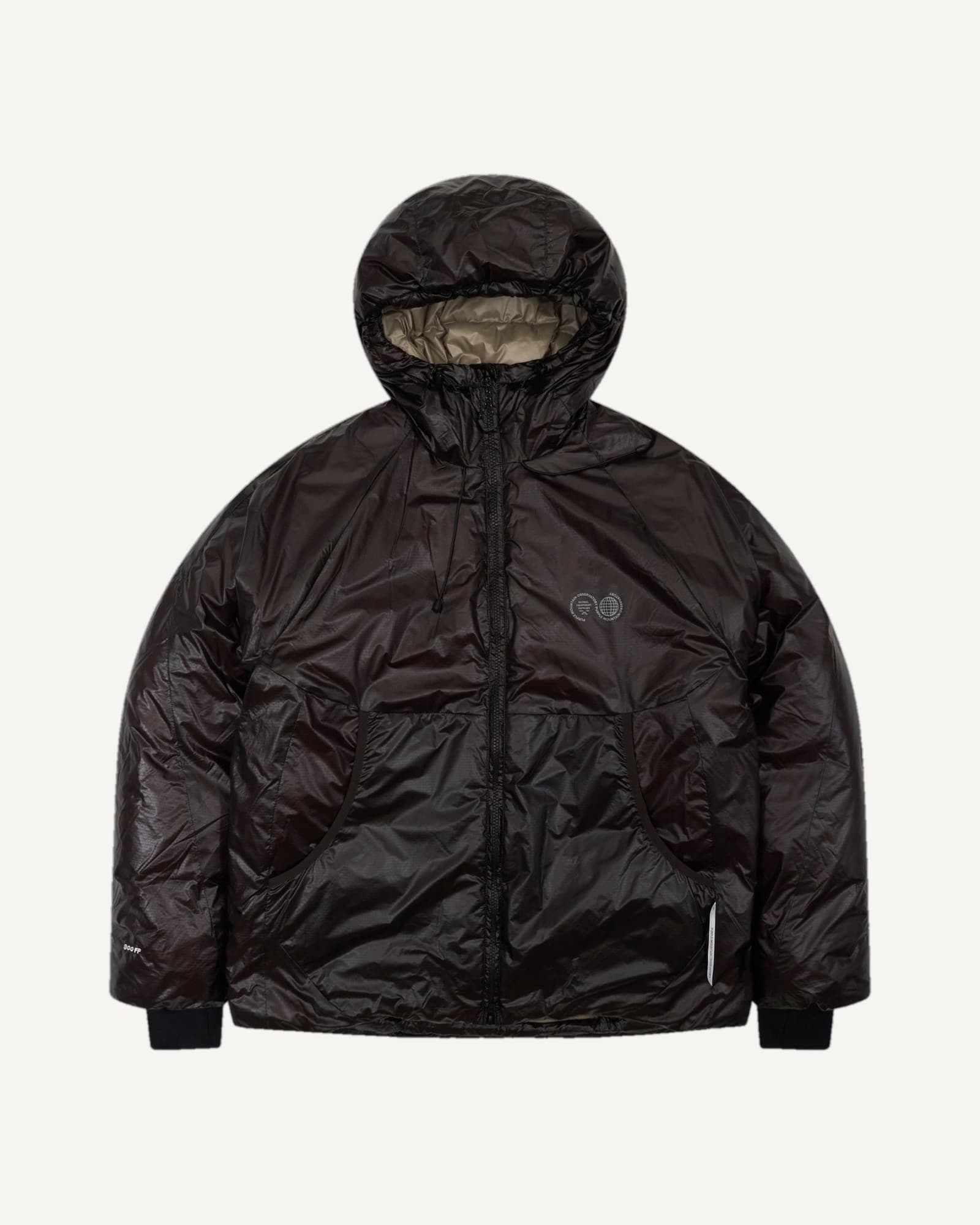 Purple Mountain Observatory Shield Puffer Chocolate — image 1 of 7