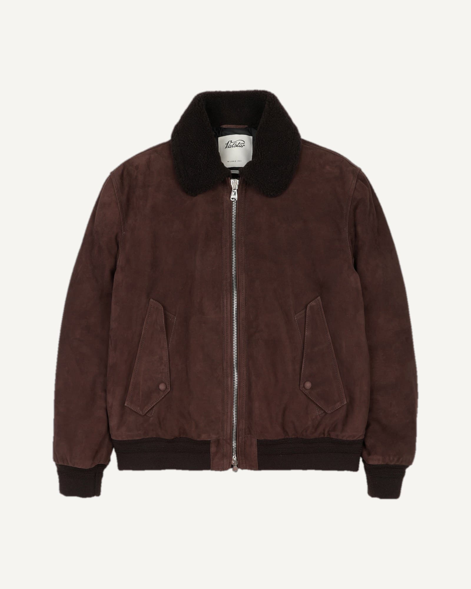 Valstar Cudden Goose Down Aviator Jacket Caffè — image 1 of 2