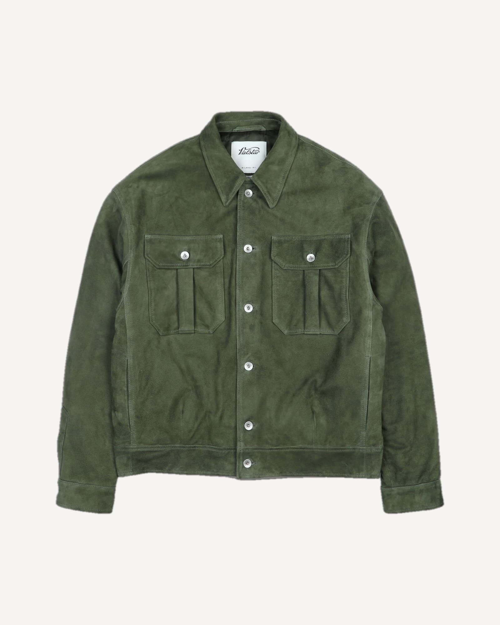 Valstar Ian Suede Jacket Basil — image 1 of 4