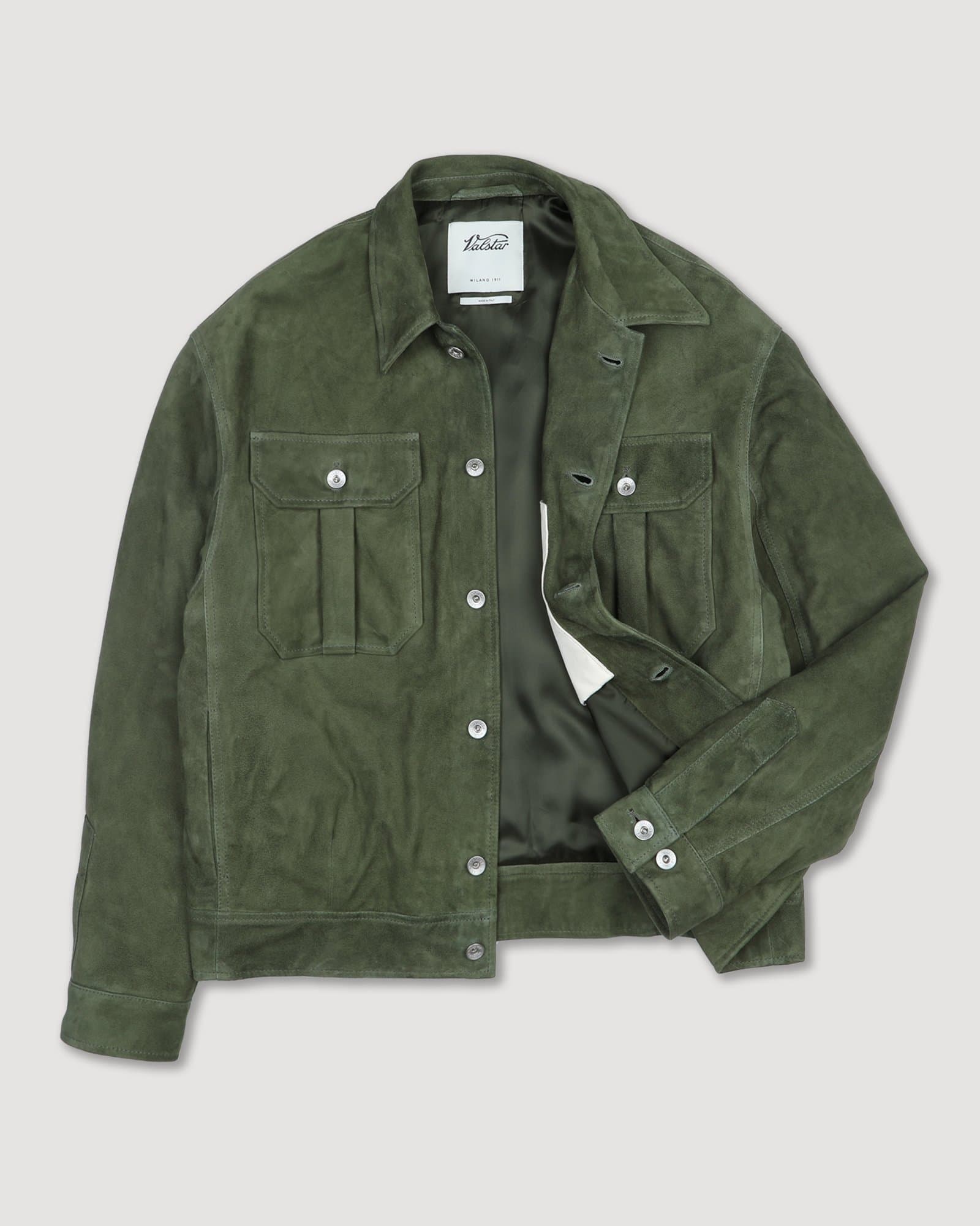 Valstar Ian Suede Jacket Basil — image 2 of 4